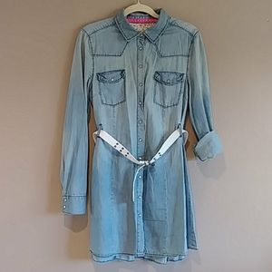 Tinseltown DENIM COUTURE DENIM DRESS